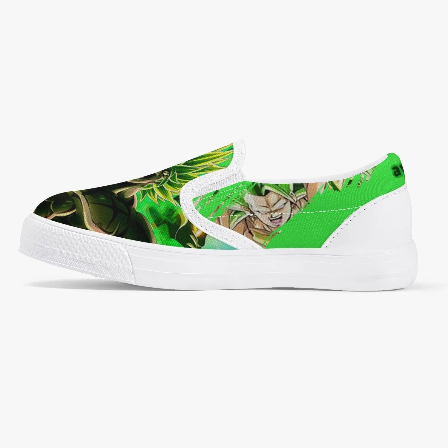 Dragon Ball Z Broly Kids Slipons Anime Shoes