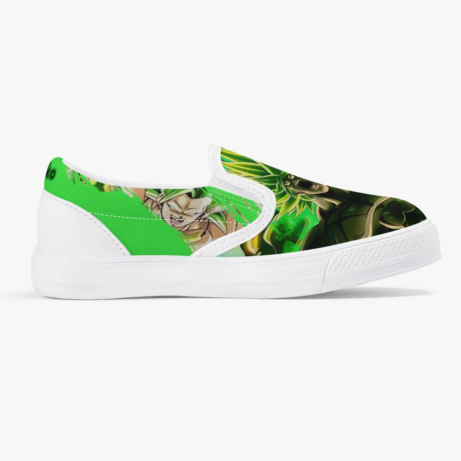 Dragon Ball Z Broly Kids Slipons Anime Shoes