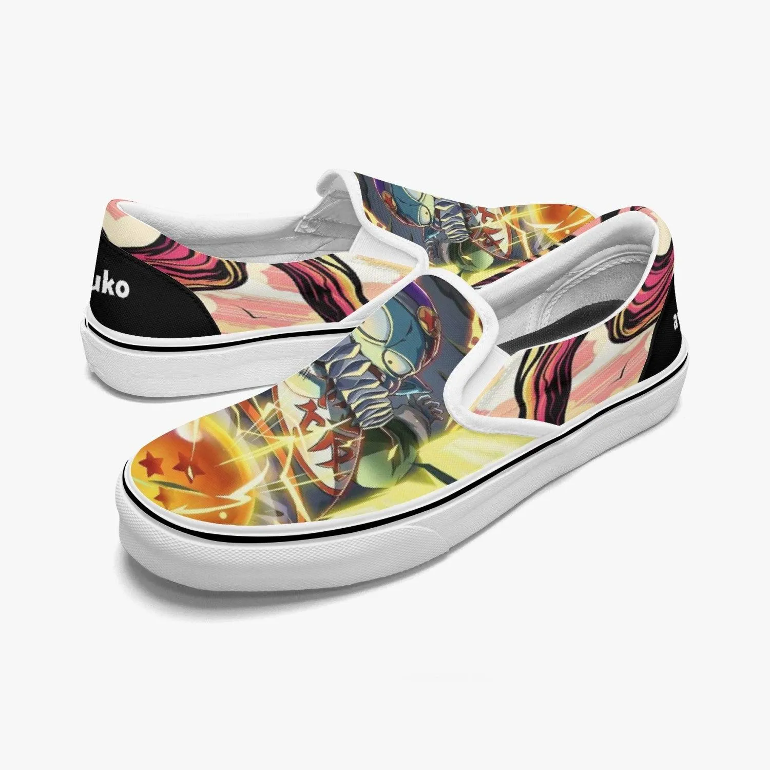 Dragon Ball Z Emperor Pilaf Slip Ons Anime Shoes