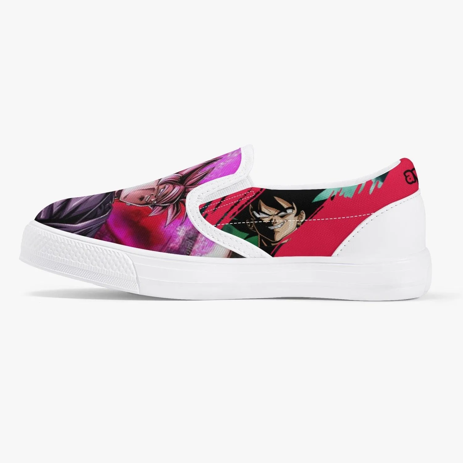 Dragonball Z Goku Black Kids Slipons Anime Shoes