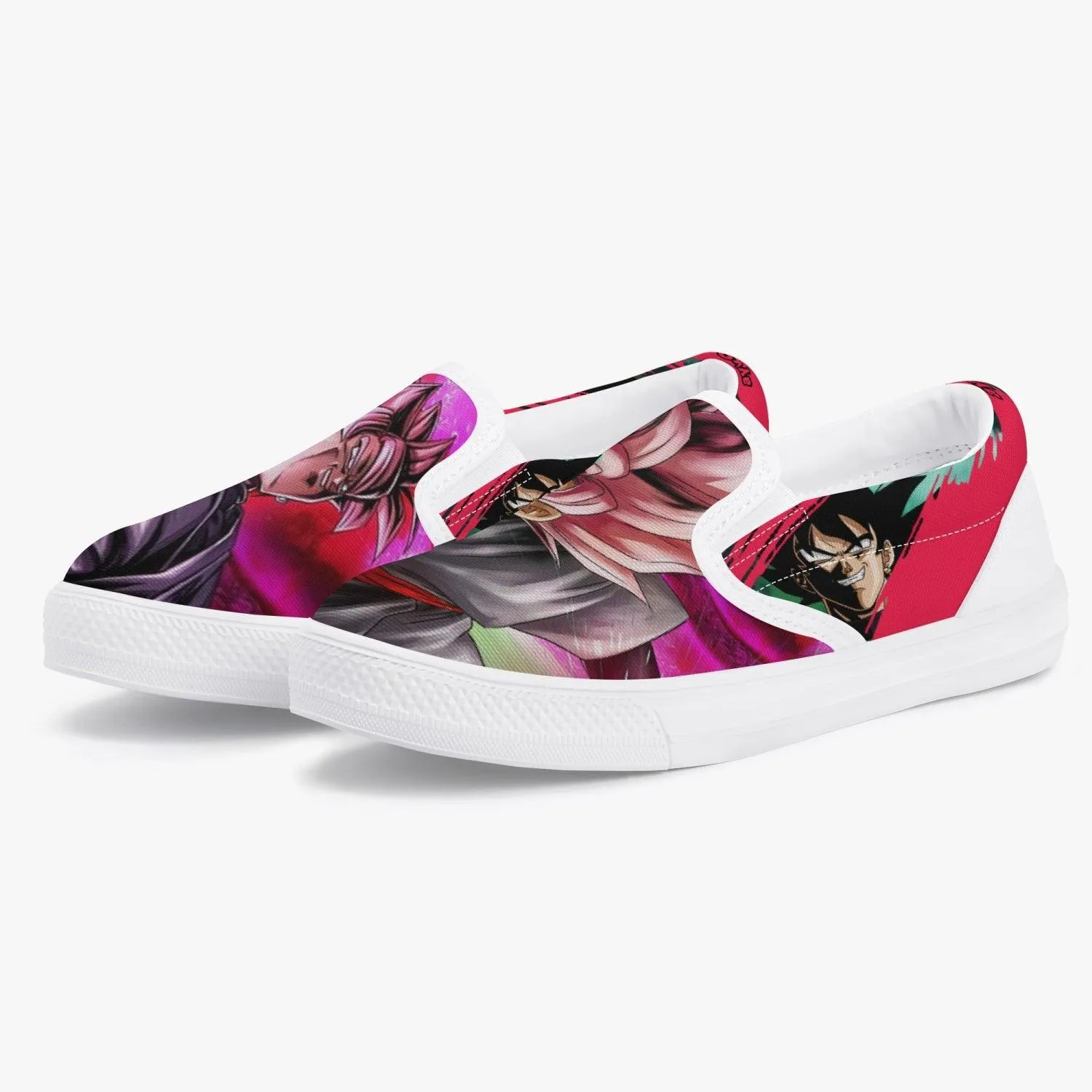 Dragonball Z Goku Black Kids Slipons Anime Shoes