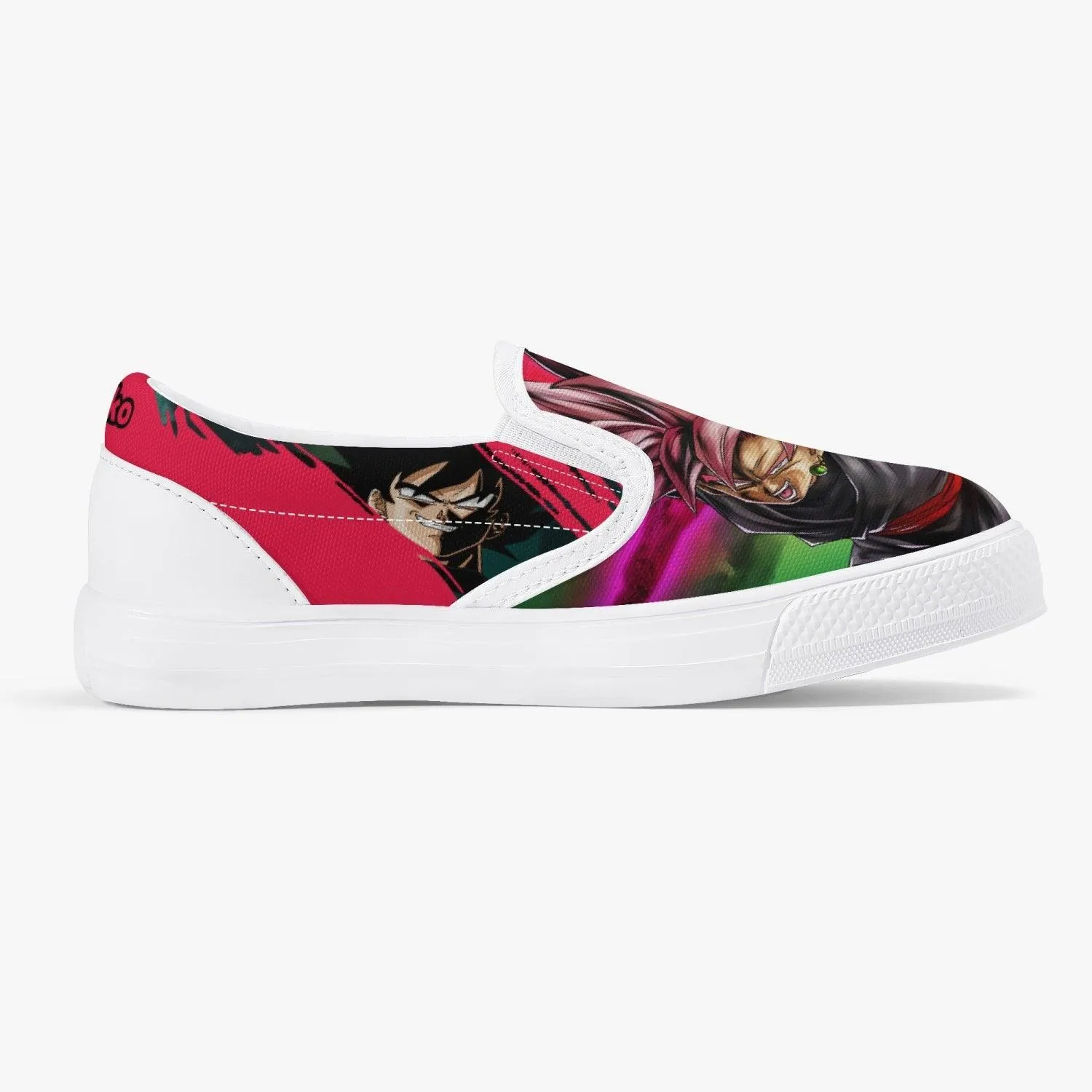 Dragonball Z Goku Black Kids Slipons Anime Shoes