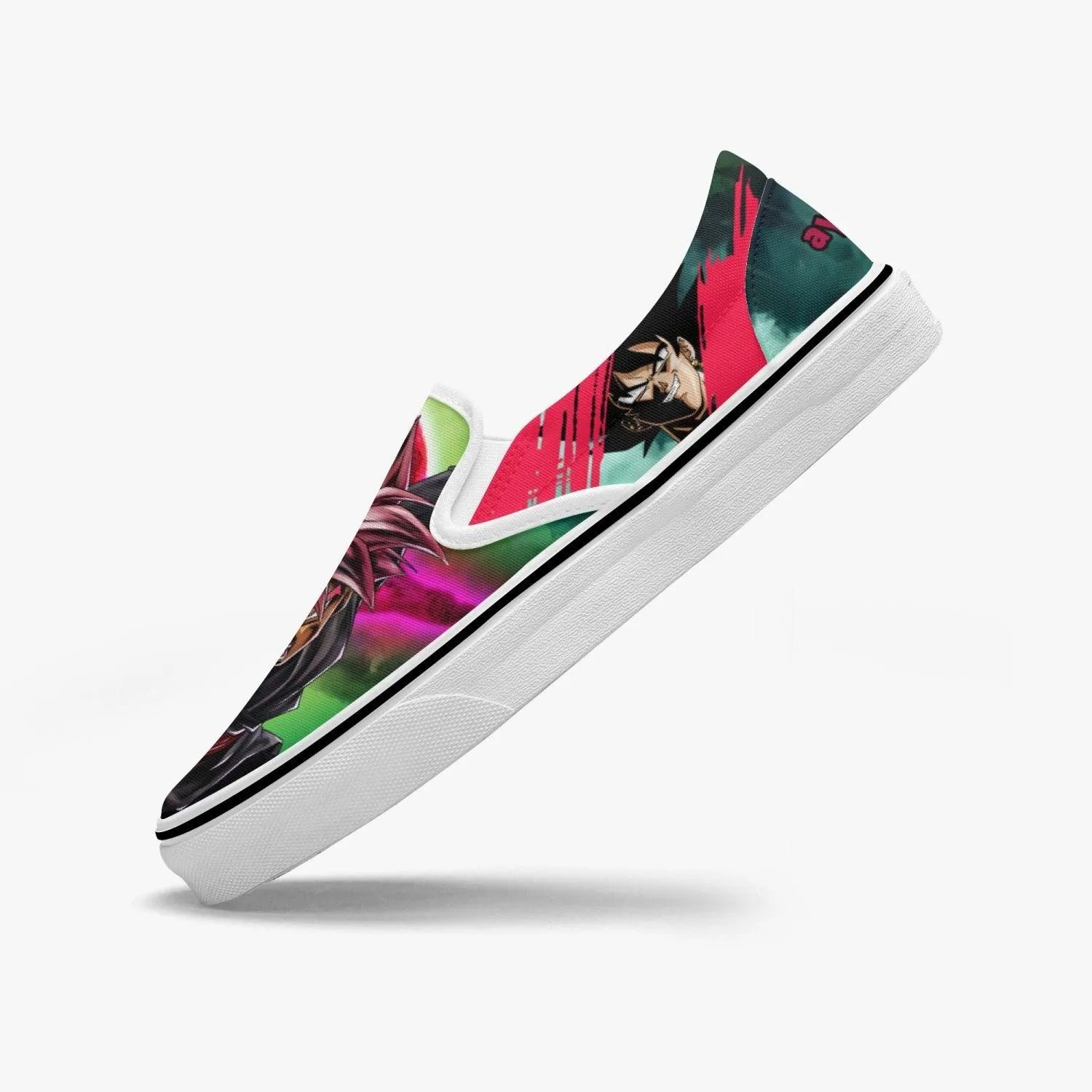 Dragonball Z Goku Black Slip Ons Anime Shoes