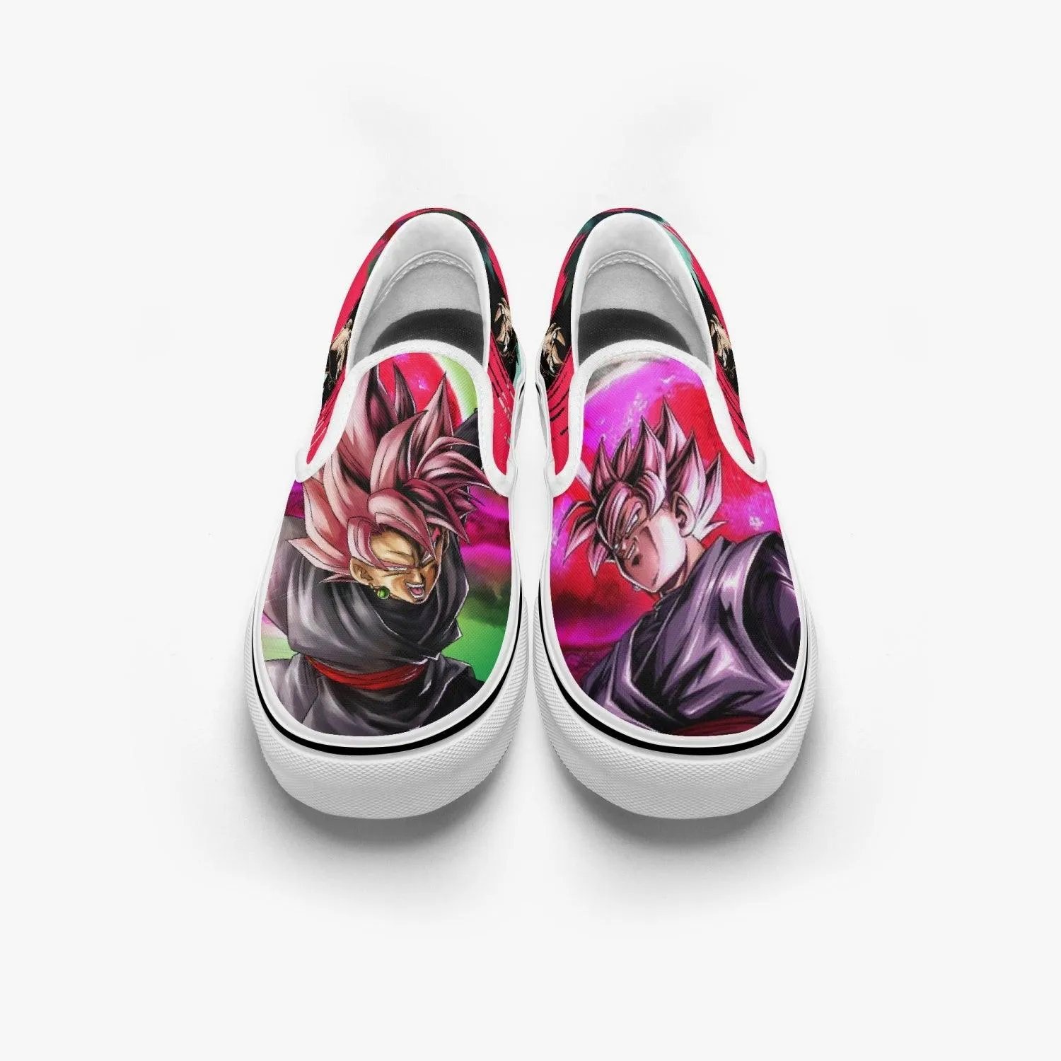 Dragonball Z Goku Black Slip Ons Anime Shoes