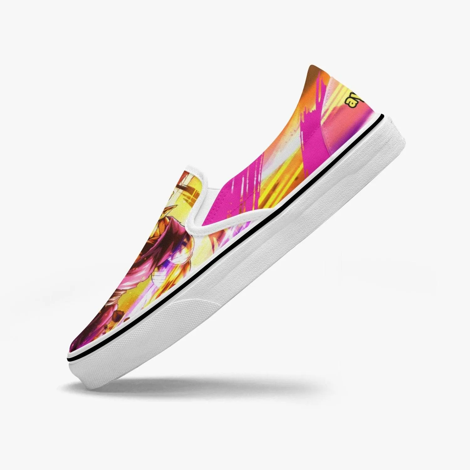 Dragonball Z Orange Piccolo Slip Ons Anime Shoes