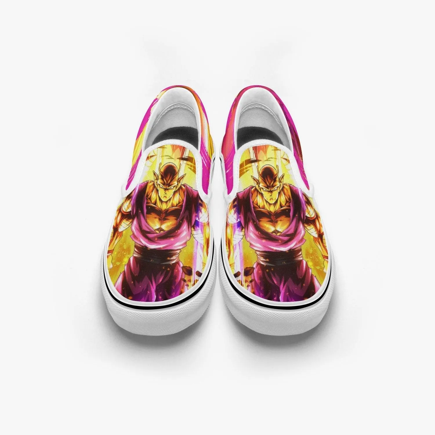 Dragonball Z Orange Piccolo Slip Ons Anime Shoes