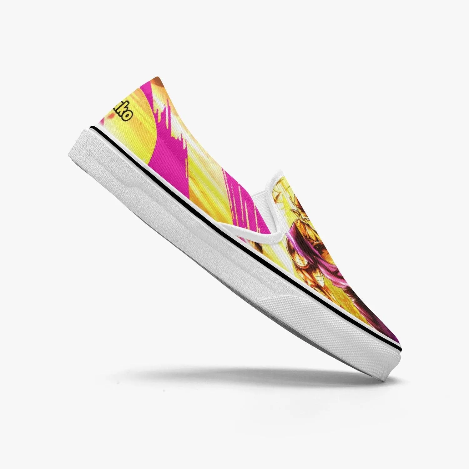 Dragonball Z Orange Piccolo Slip Ons Anime Shoes