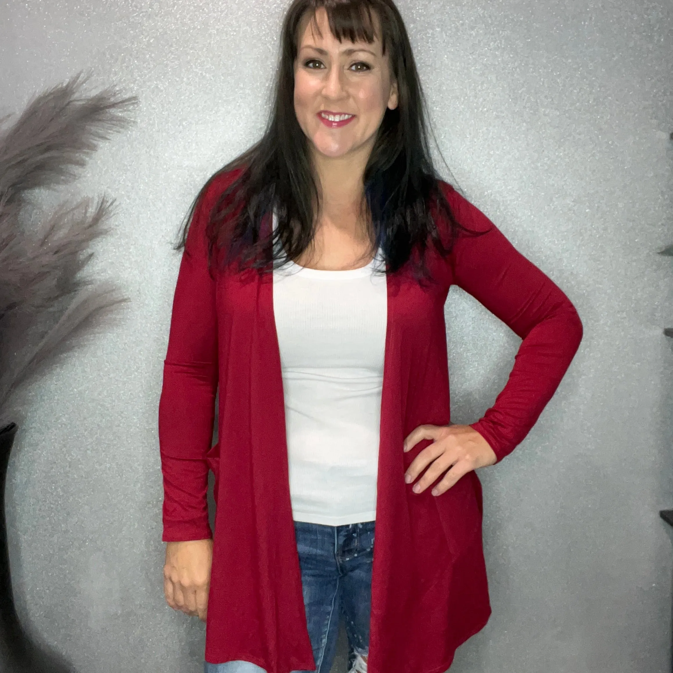 Draped Cardigan