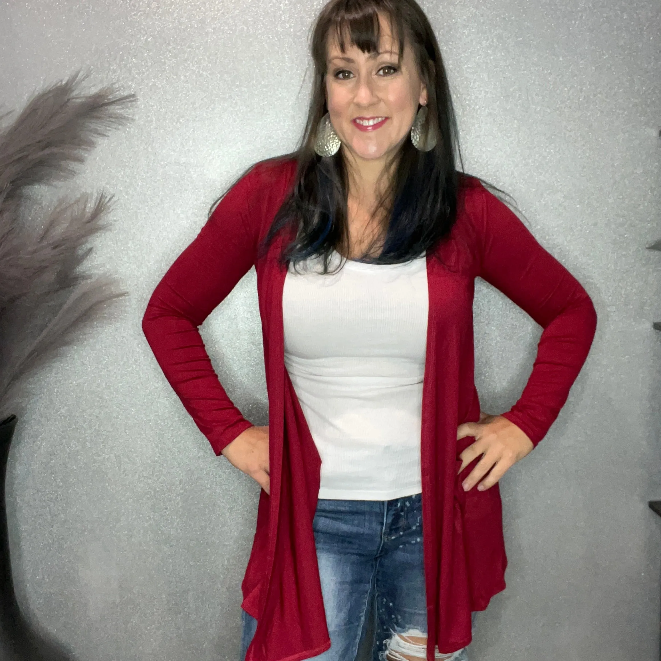 Draped Cardigan
