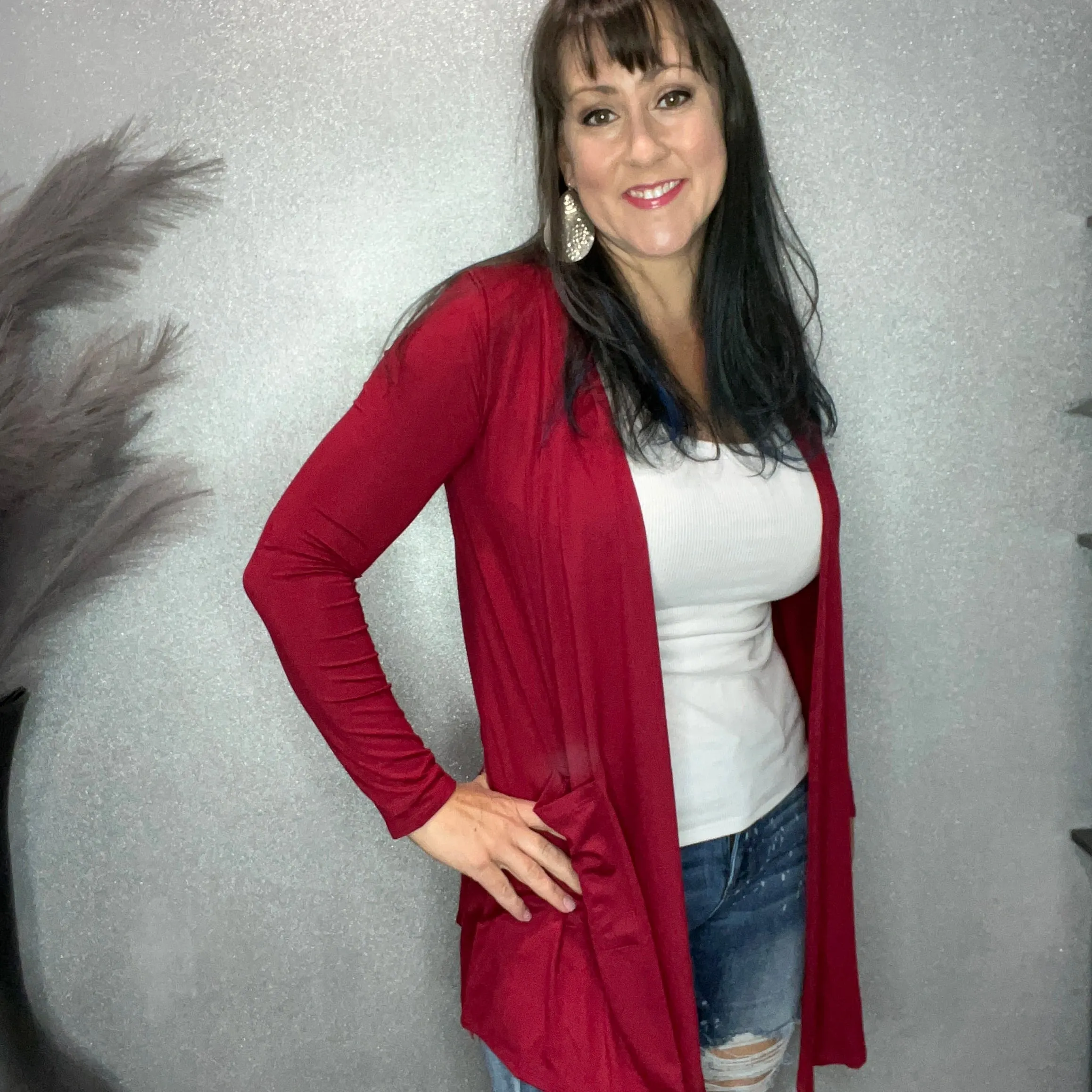 Draped Cardigan