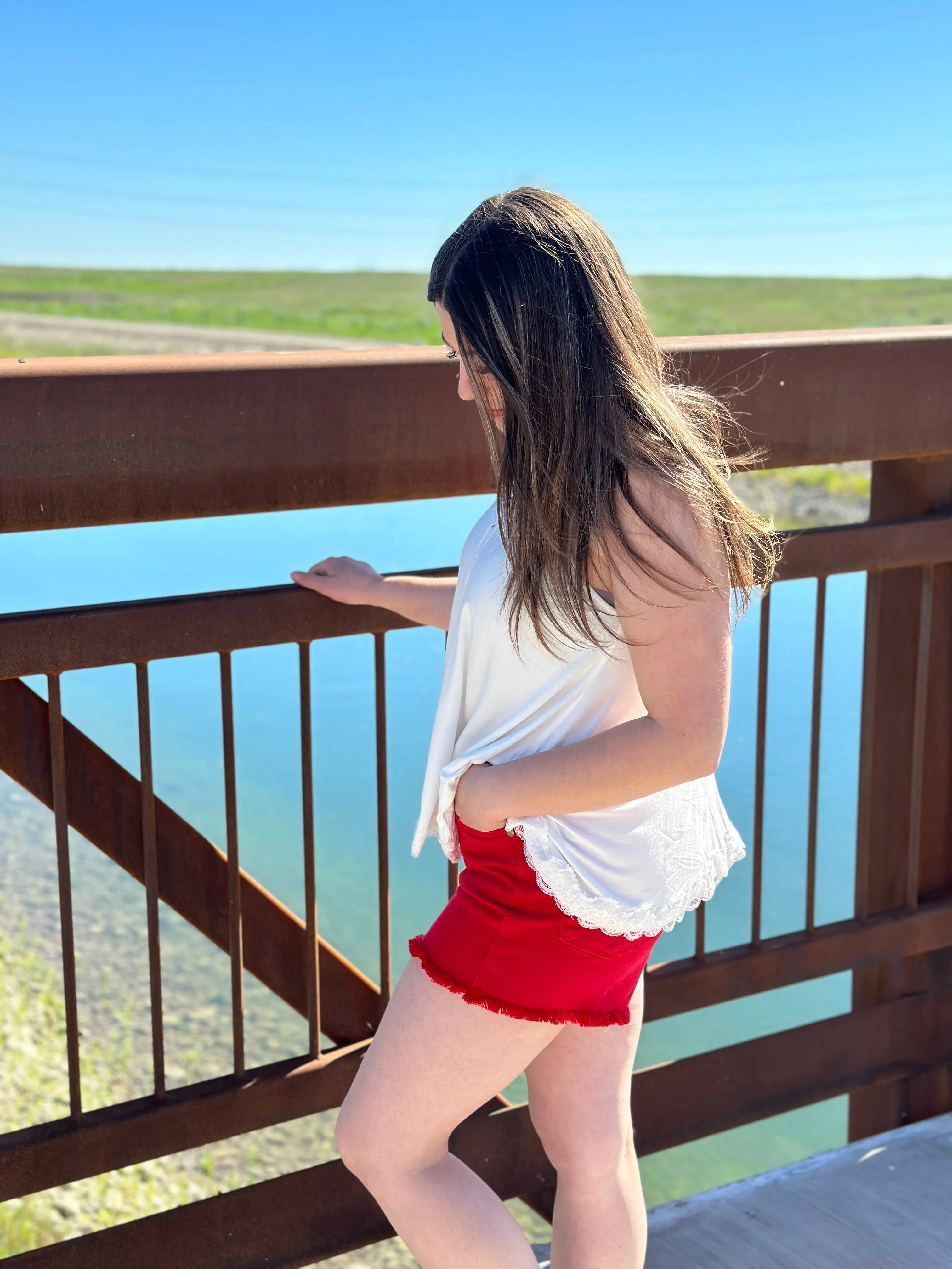 Eyelash Lace Tank