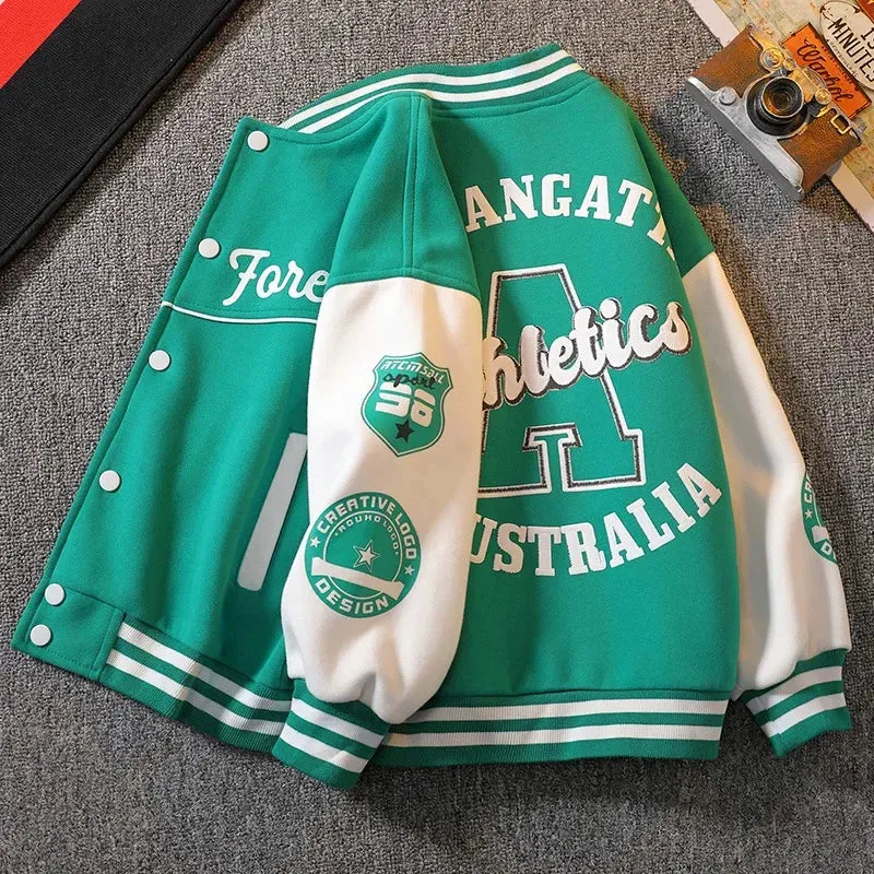 Fall Jacket Baseball Suit Clothes for Teen Quilted Coats Cotton Jacket Children's Bomber Tiny Kids Jackets Girl Boy