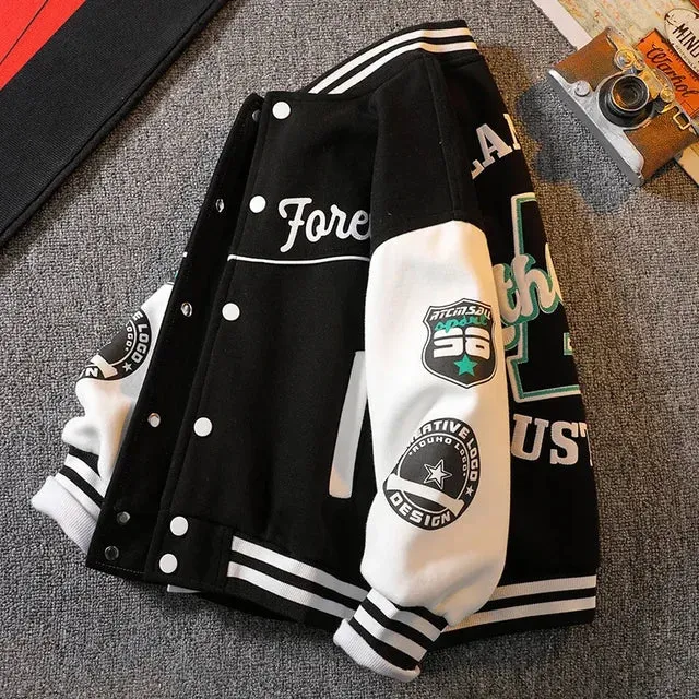 Fall Jacket Baseball Suit Clothes for Teen Quilted Coats Cotton Jacket Children's Bomber Tiny Kids Jackets Girl Boy