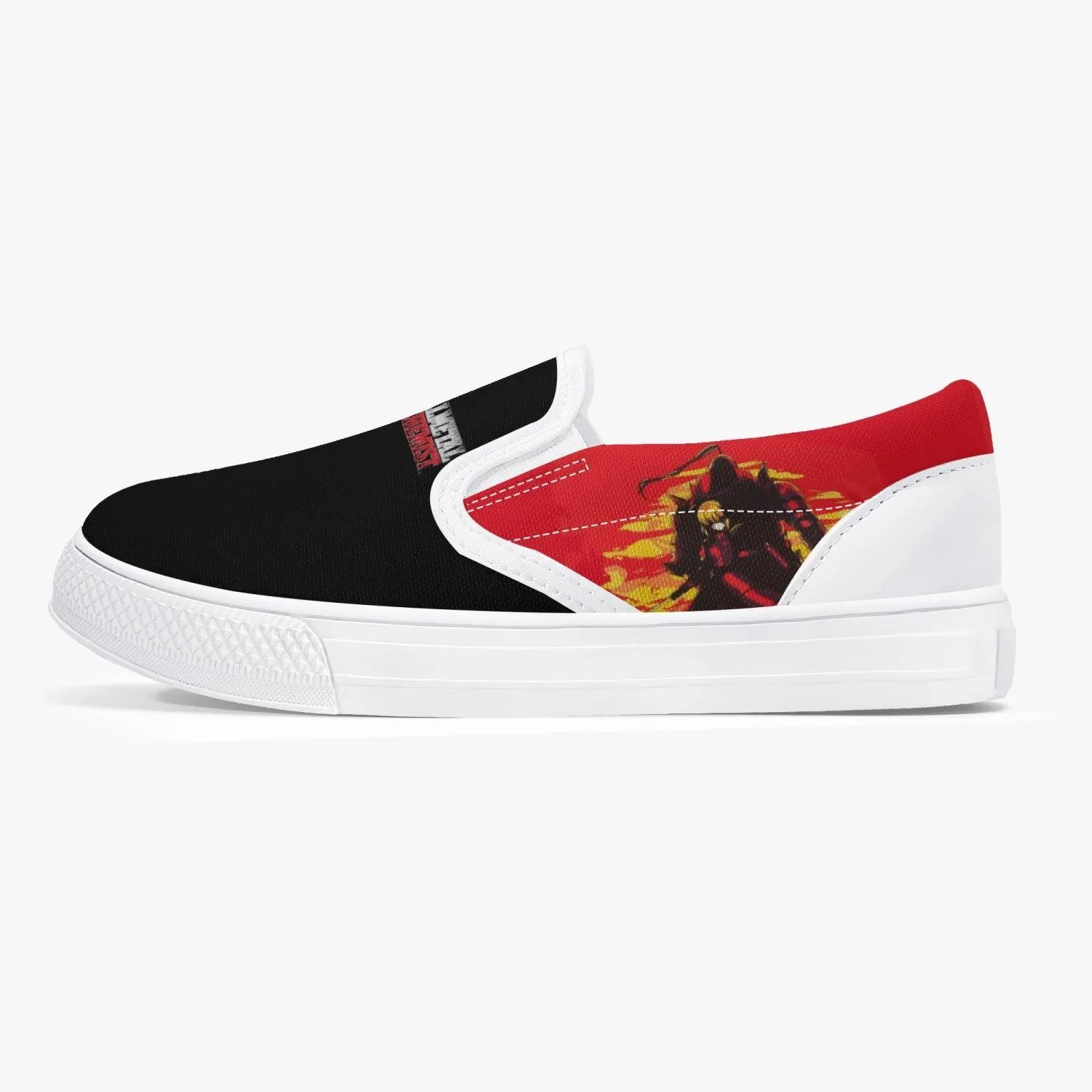 Fullmetal Alchemist FMA Kids Slip Ons Anime Shoes