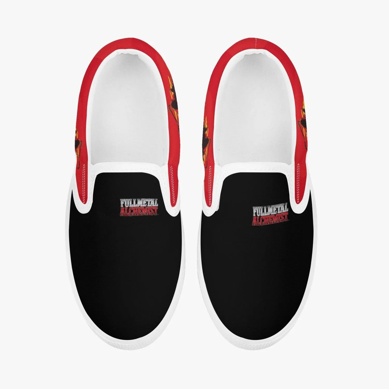 Fullmetal Alchemist FMA Kids Slip Ons Anime Shoes