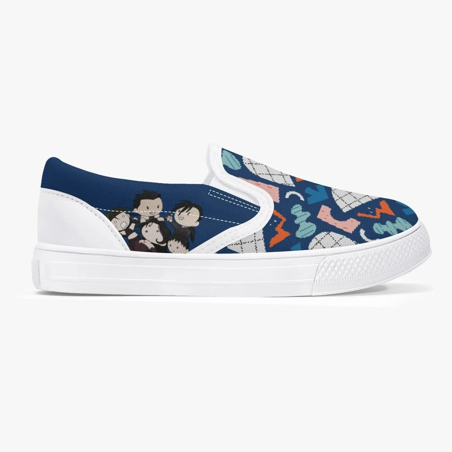 Fullmetal Alchemist Fullmetal Chibi Kids Slip Ons Anime Shoes