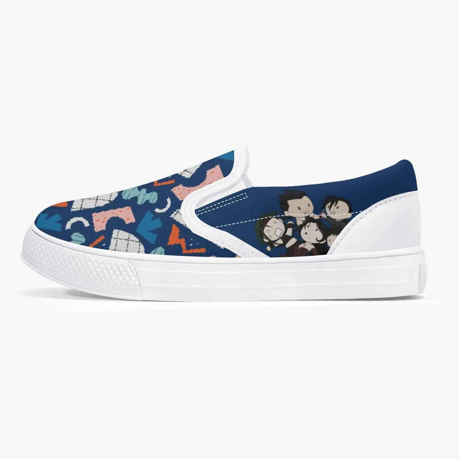 Fullmetal Alchemist Fullmetal Chibi Kids Slip Ons Anime Shoes