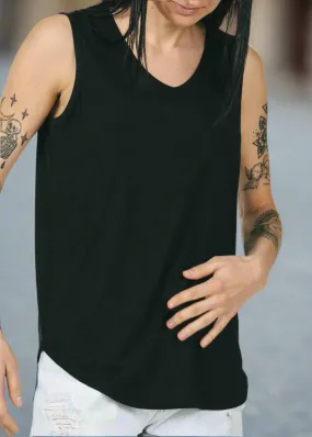 GIRLFRIEND BLACK TANK TOP