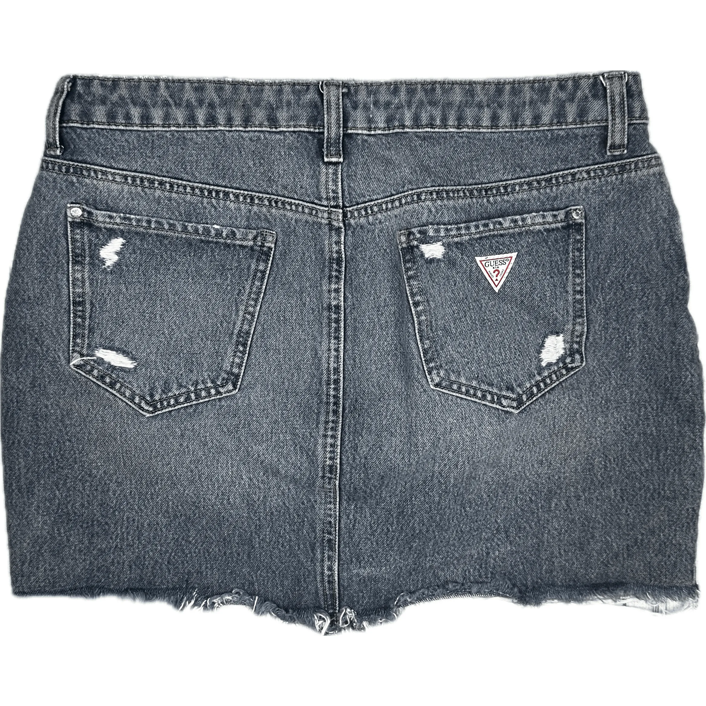 Guess Jeans Distressed Denim  Mini Skirt - Size M