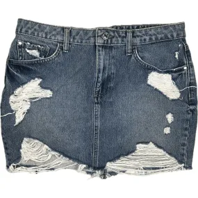 Guess Jeans Distressed Denim  Mini Skirt - Size M