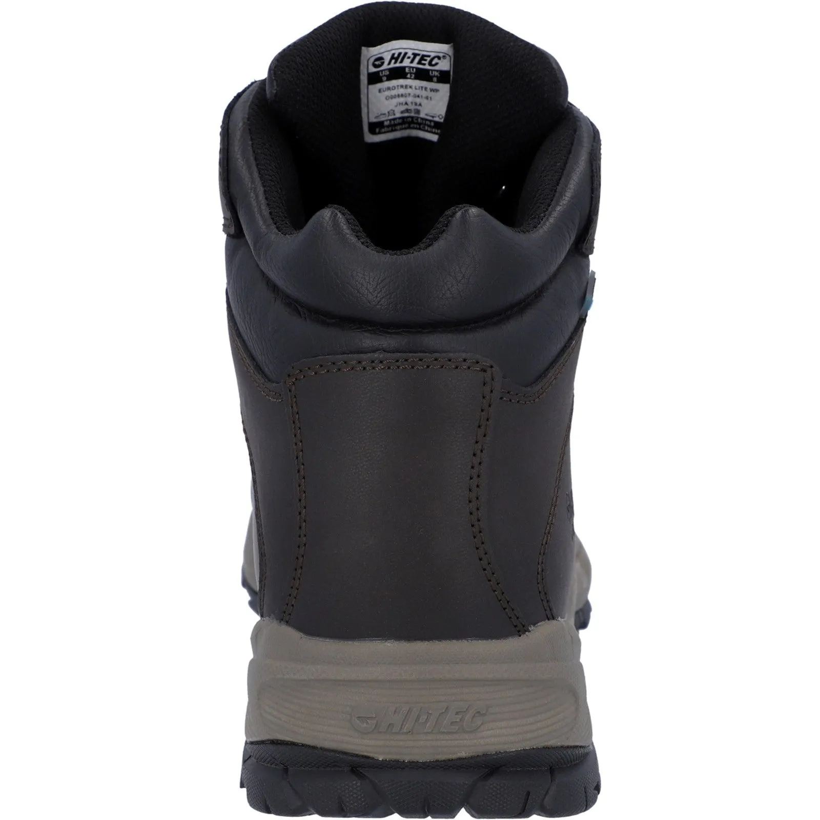 Hi-Tec Mens Eurotrek Lite Waterproof Walking Boots - Dark Brown