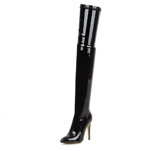 High Heels Over The Knee Boots Women Stretch Thigh High Boots