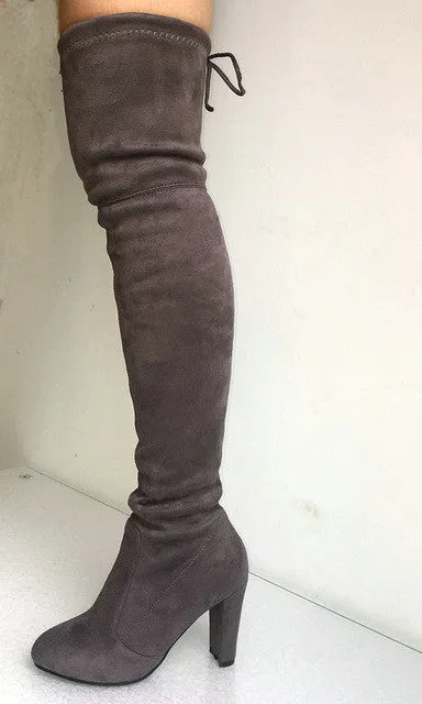 High Leg Heeled Boots