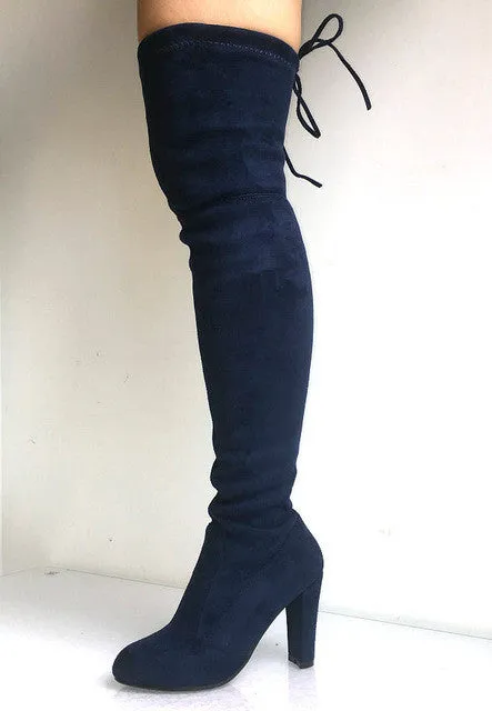 High Leg Heeled Boots
