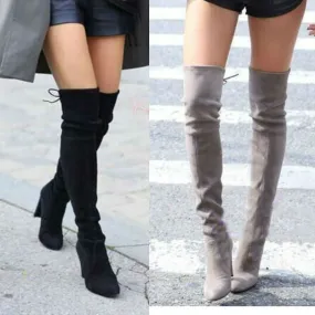 High Leg Heeled Boots