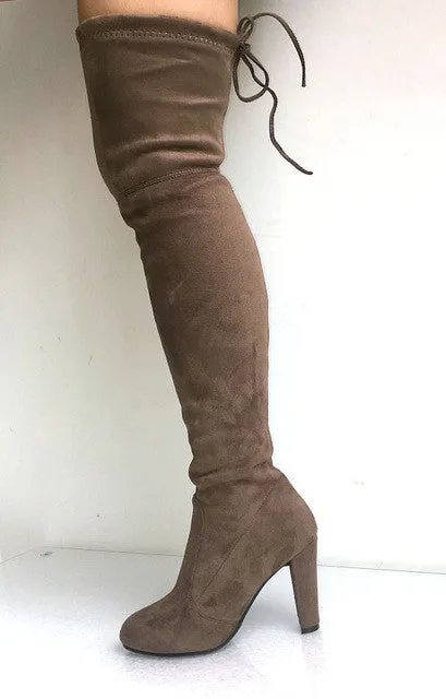 High Leg Heeled Boots