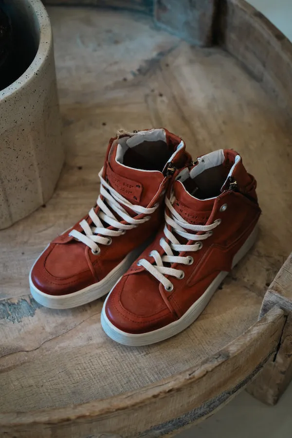 HIGH TOP SNEAKER - MARS/BIANCO
