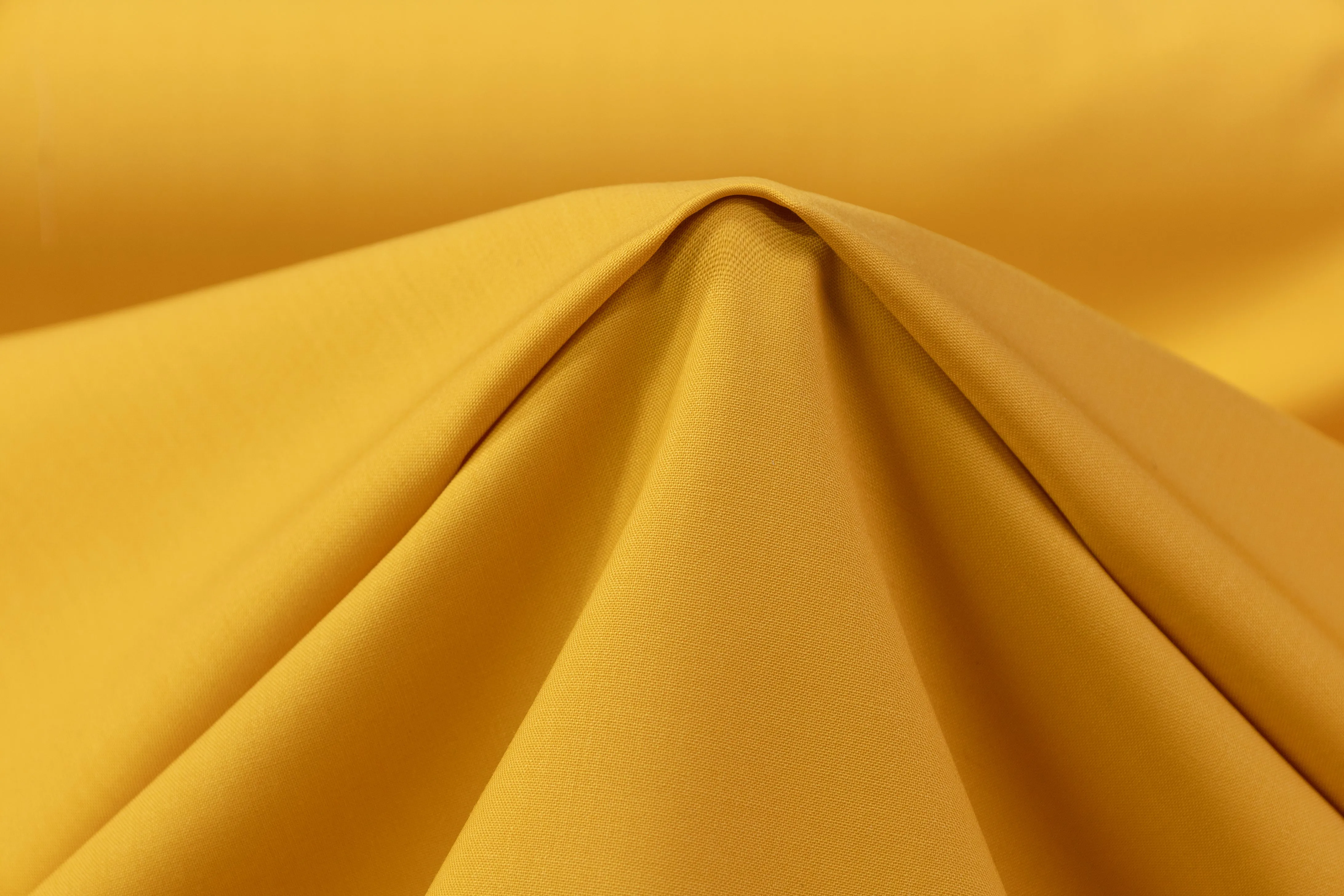 Italian Stretch Wool Suiting - Yellow