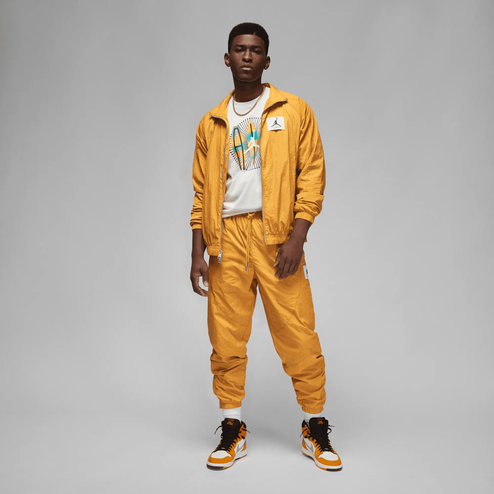 JORDAN ESSENTIALS WARM UP JACKET "YELLOW"