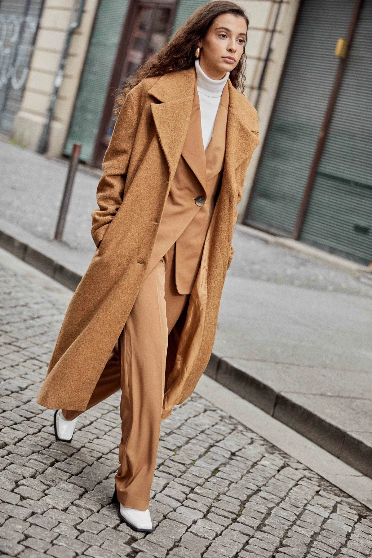 Jorja Cinched Blazer Camel