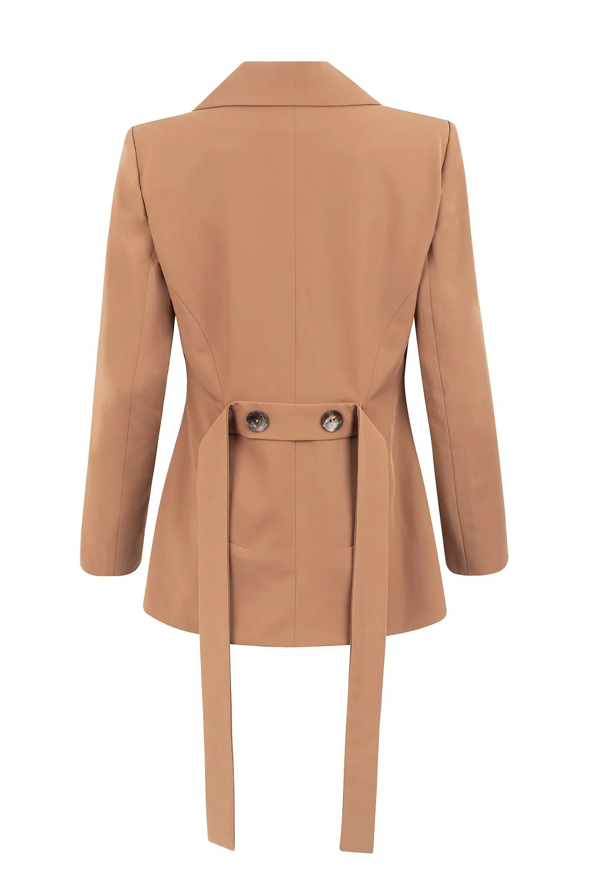 Jorja Cinched Blazer Camel