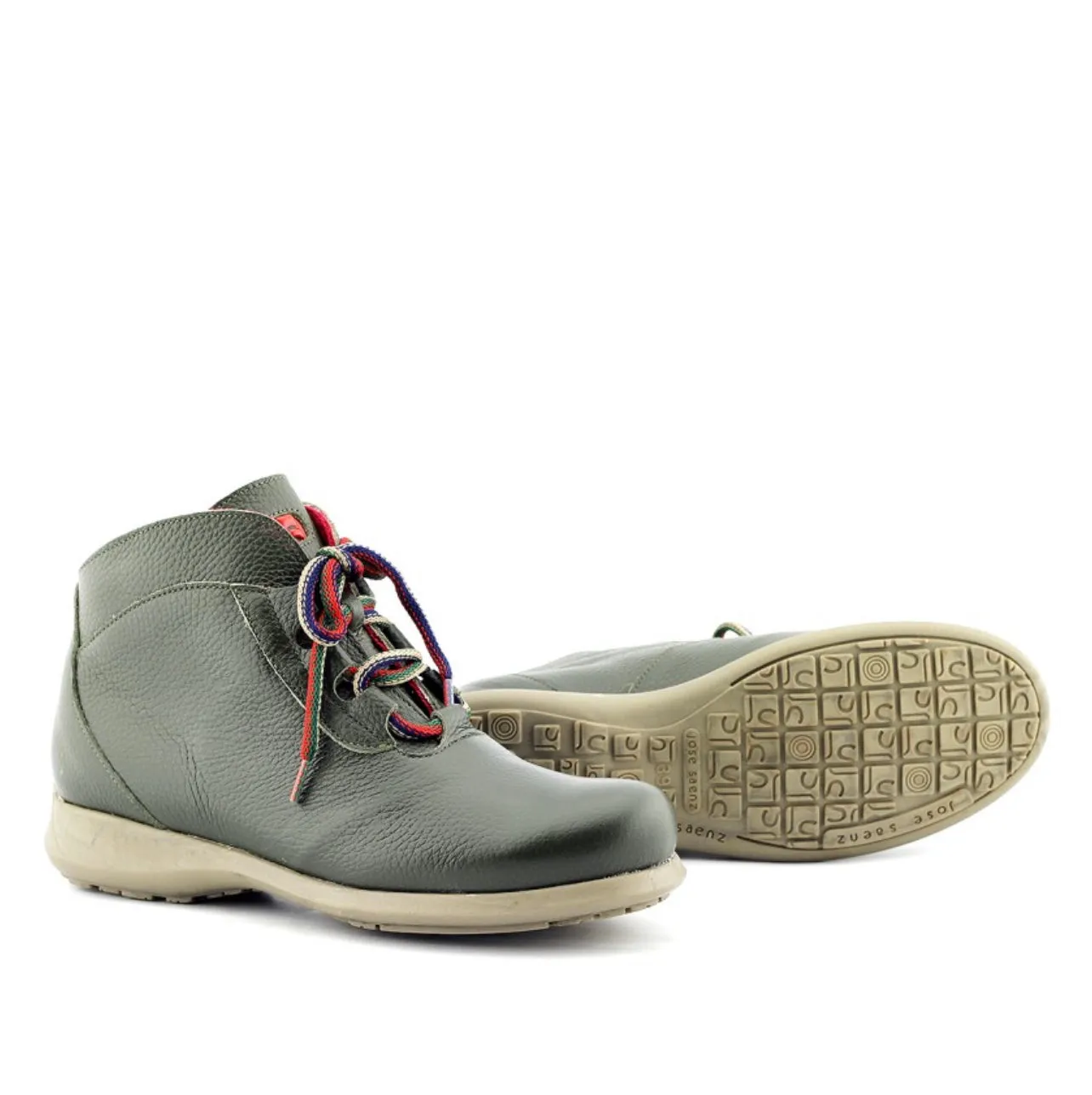 Jose Saenz - 2082 Khaki Ankle Boots