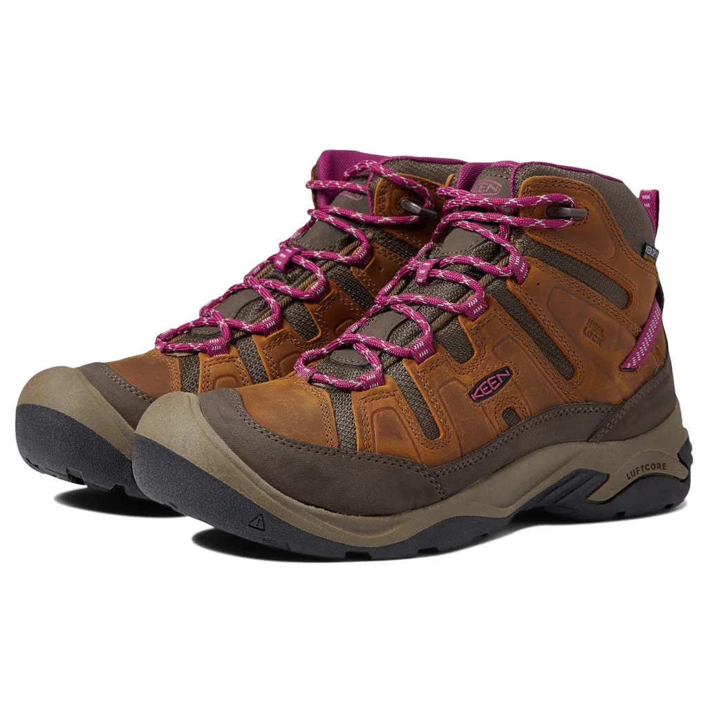 Keen Circadia Mid Leather And Mesh Women's Waterproof Hiking Boots