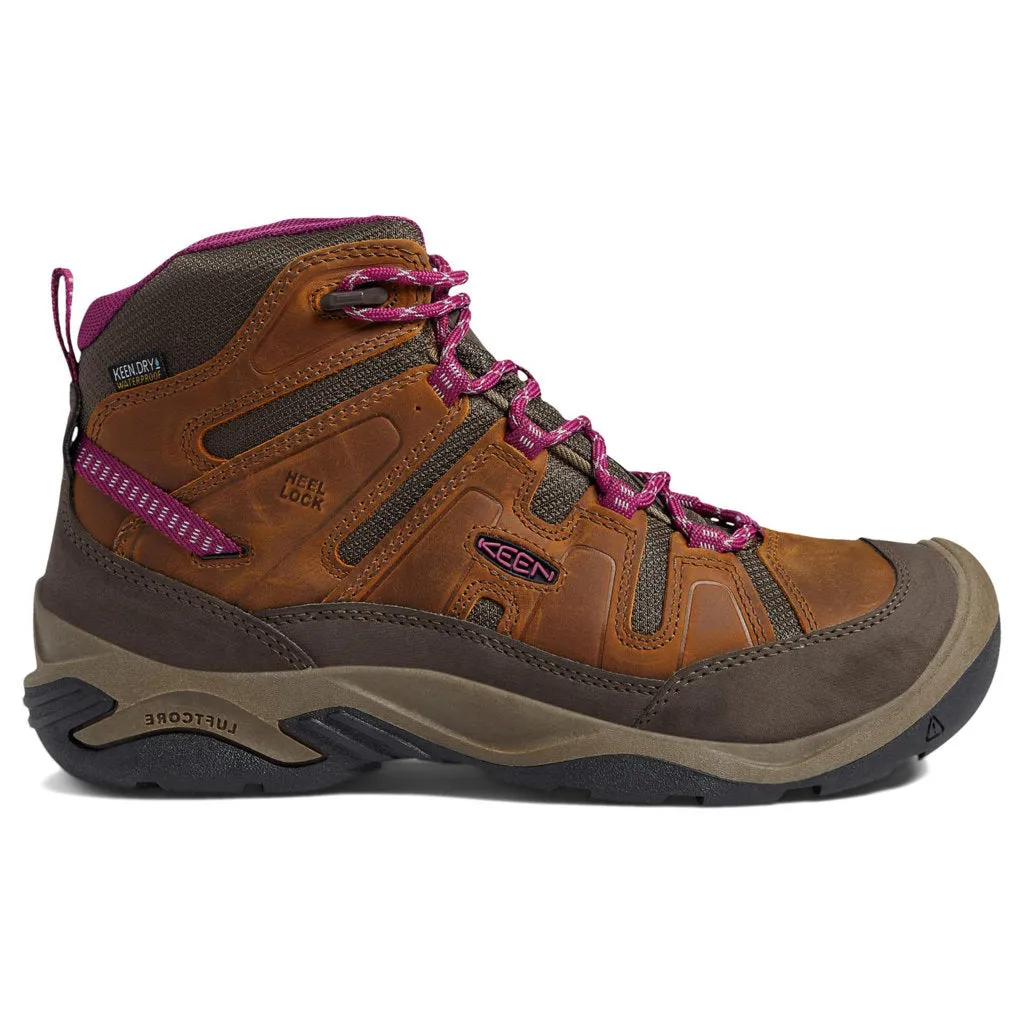 Keen Circadia Mid Leather And Mesh Women's Waterproof Hiking Boots