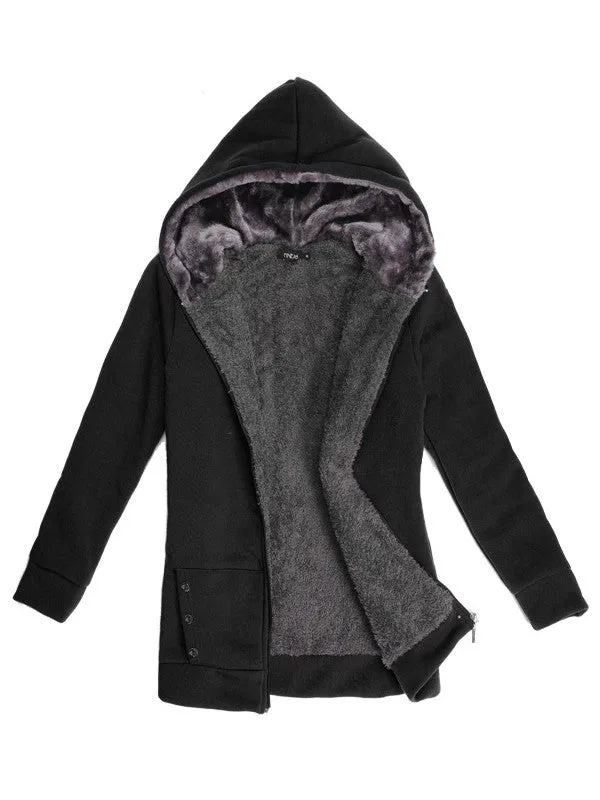 Keep You Warm Hooded Outerwear