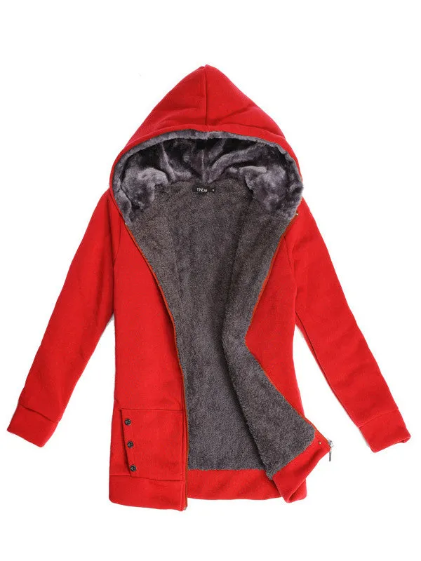 Keep You Warm Hooded Outerwear