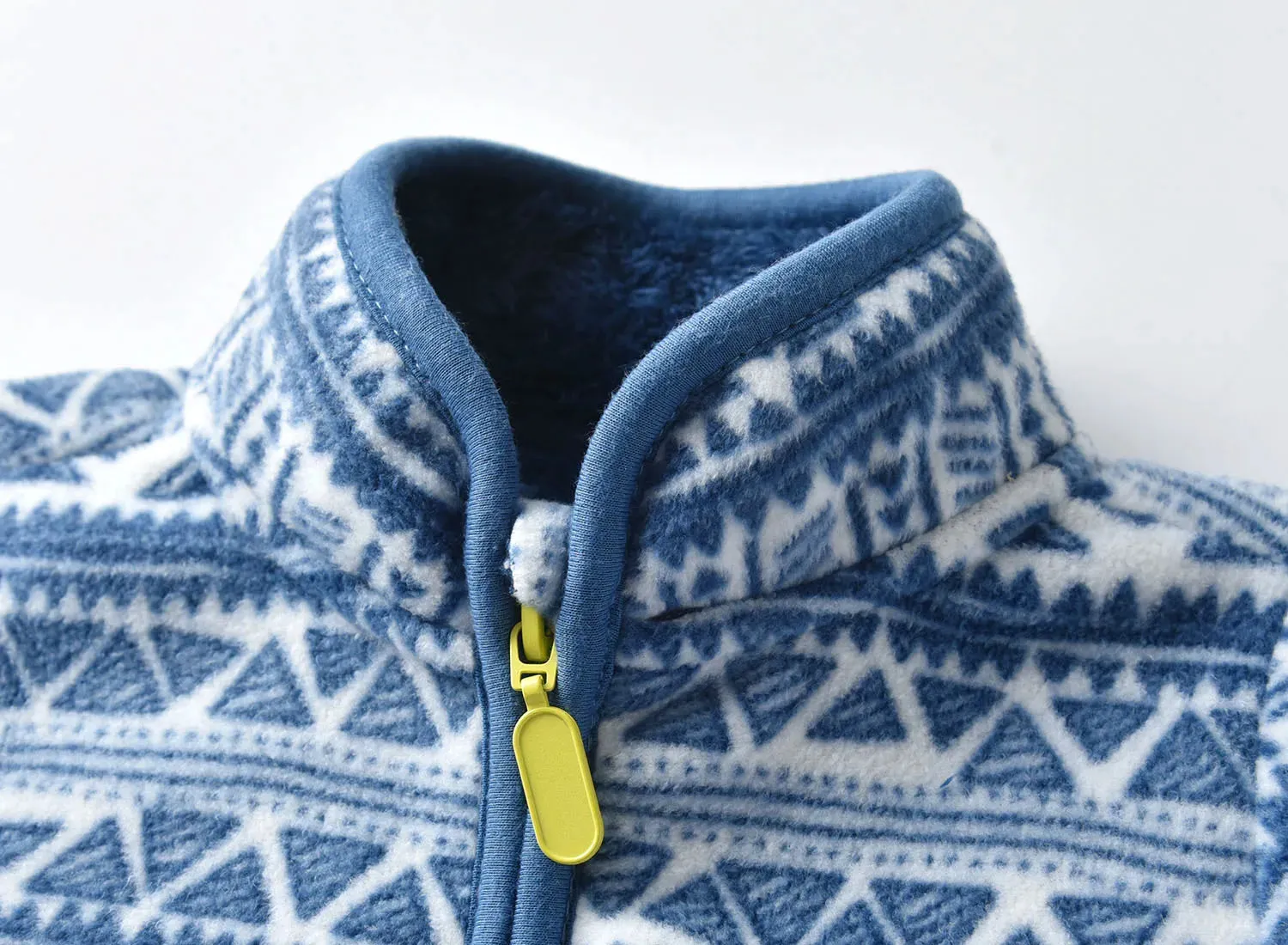 Kids Boys Girls Plus Velvet Warm Winter Zipper Outwear