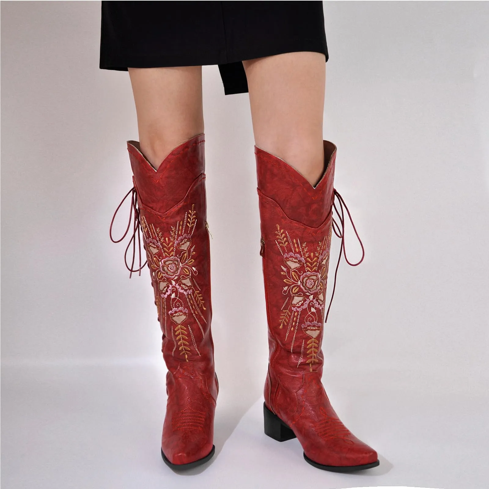 Lavatera Tie Up-1 Over-the-Knee Boots