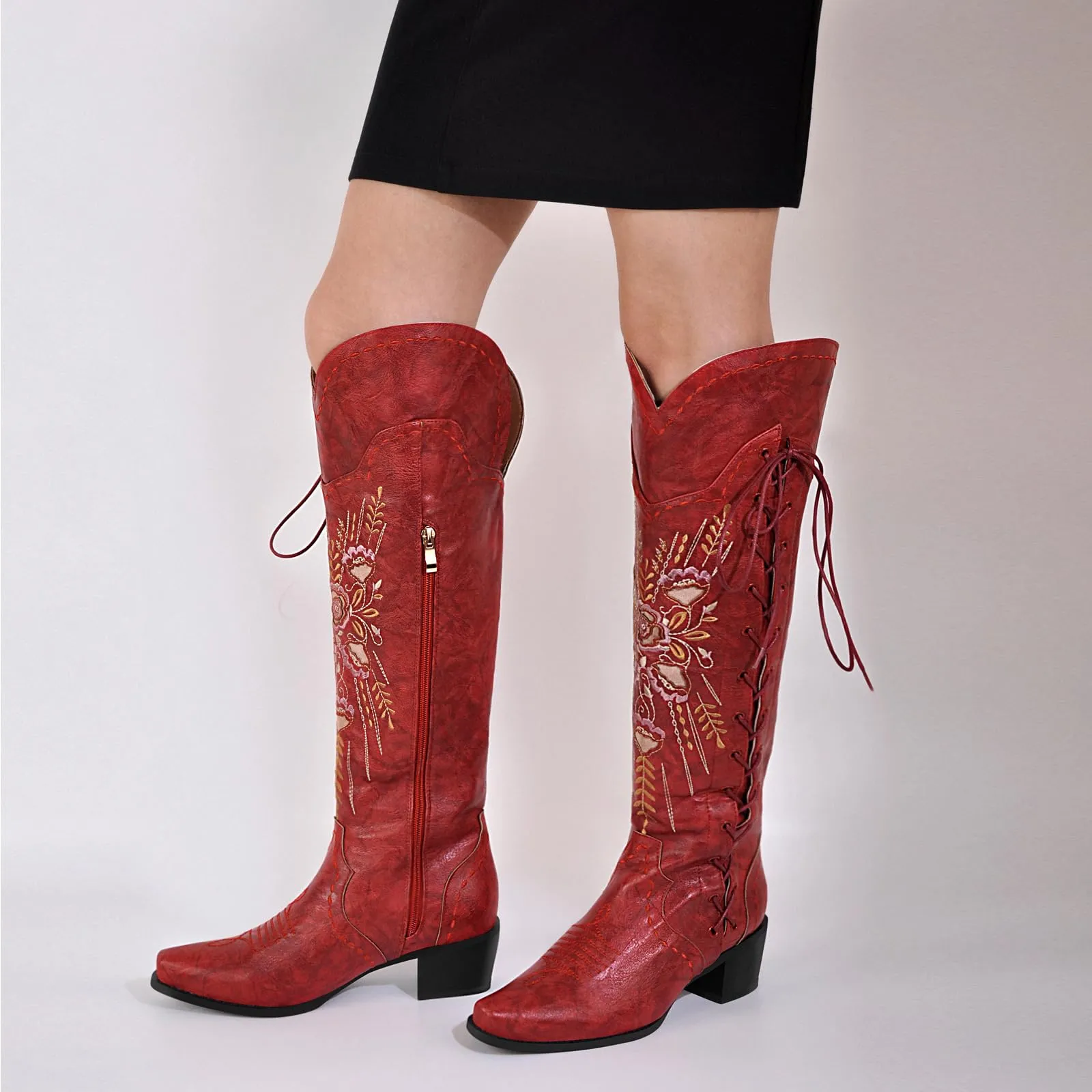 Lavatera Tie Up-1 Over-the-Knee Boots