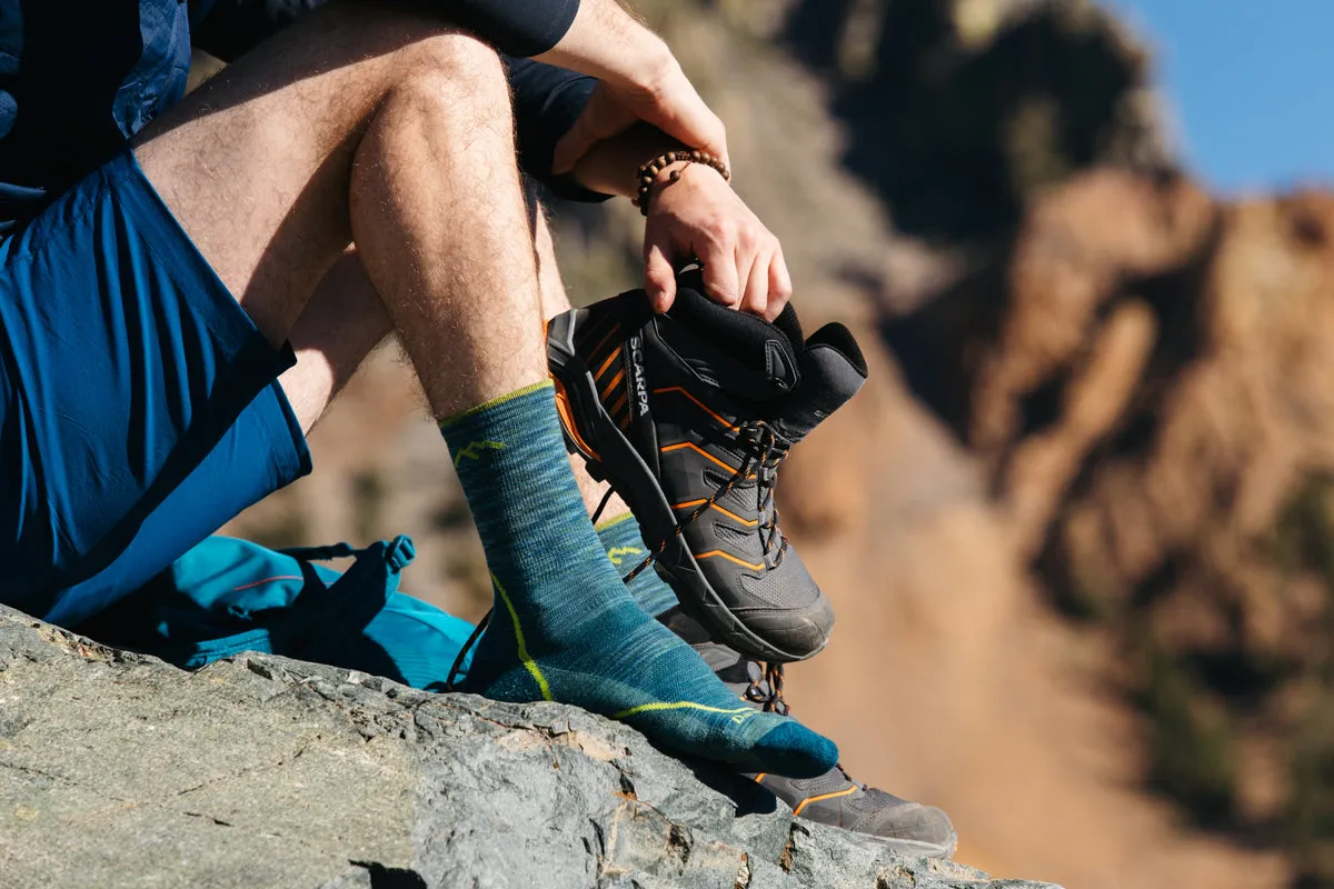 Light Hiker Micro Crew Hiking Sock - Neptune