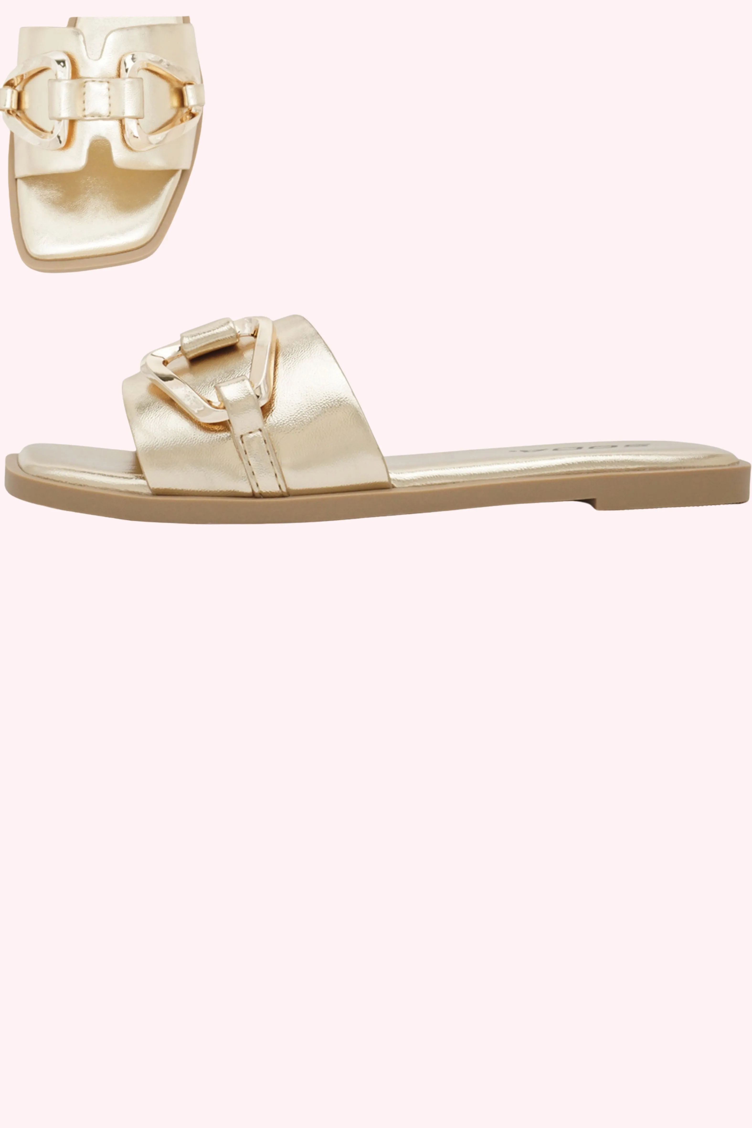 Lovelle Slip On Buckle Sandals