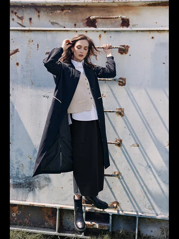 Madly Sweetly Cipher Coat - Black