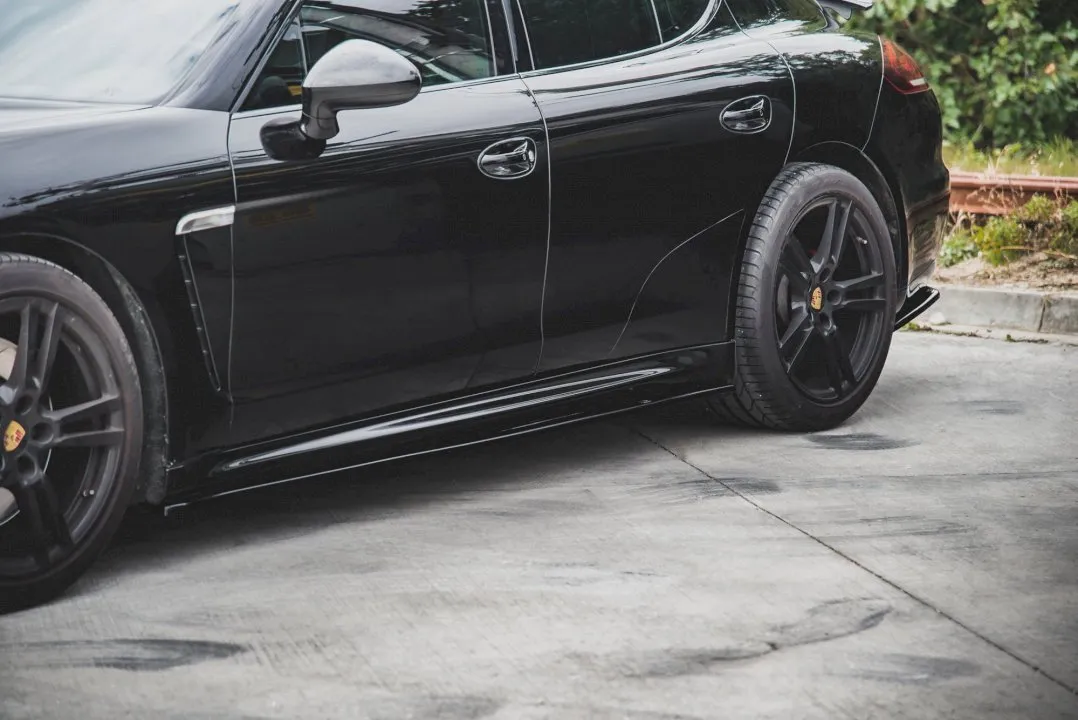 Maxton Design - SIDE SKIRTS DIFFUSERS V2 PORSCHE PANAMERA TURBO 970 FACELIFT (2013-2016)