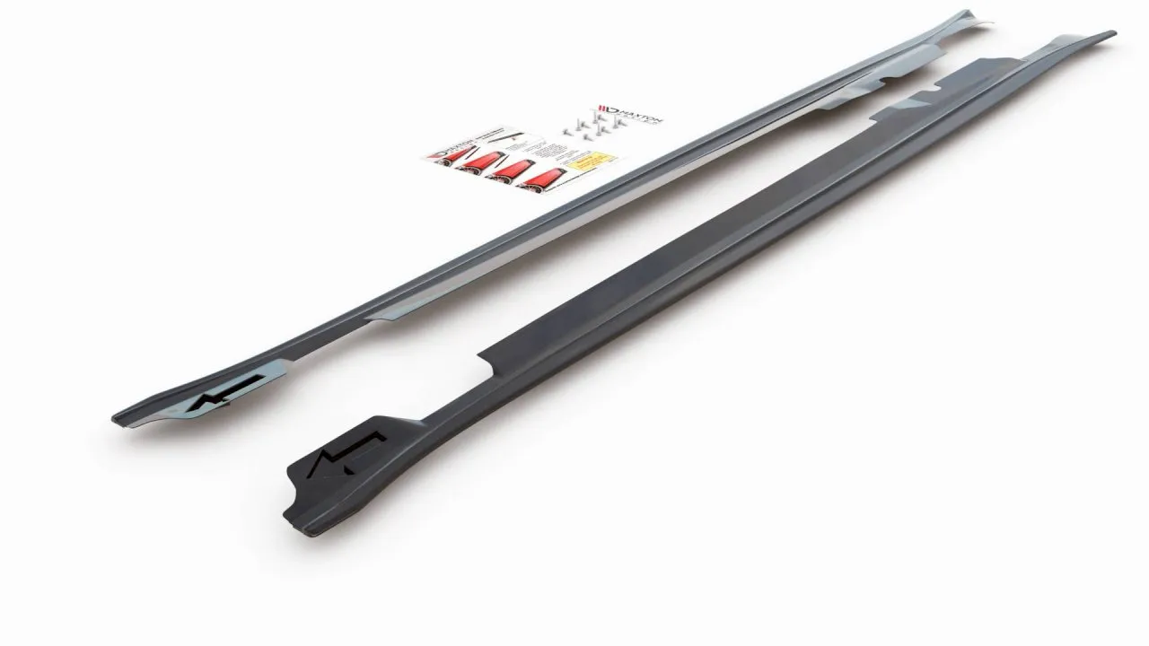 Maxton Design - SIDE SKIRTS DIFFUSERS V2 PORSCHE PANAMERA TURBO 970 FACELIFT (2013-2016)