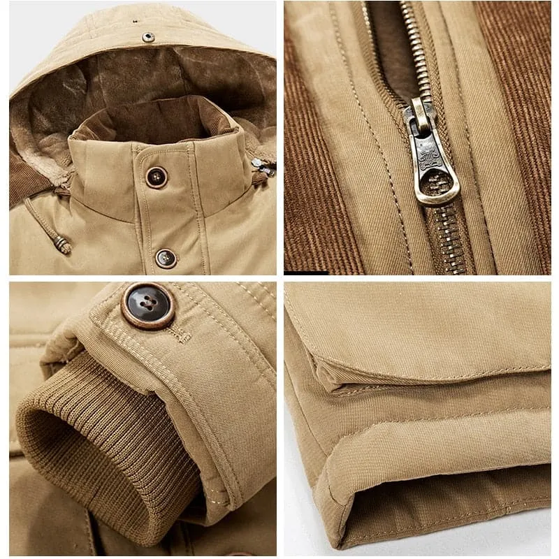 Men - Winter Jacket - Warm & Thick - Insulated Outerwear