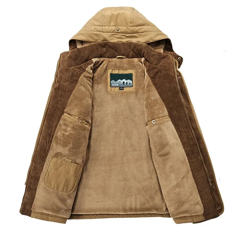 Men - Winter Jacket - Warm & Thick - Insulated Outerwear